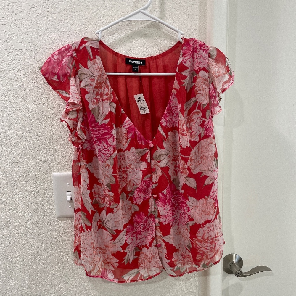 Express floral top